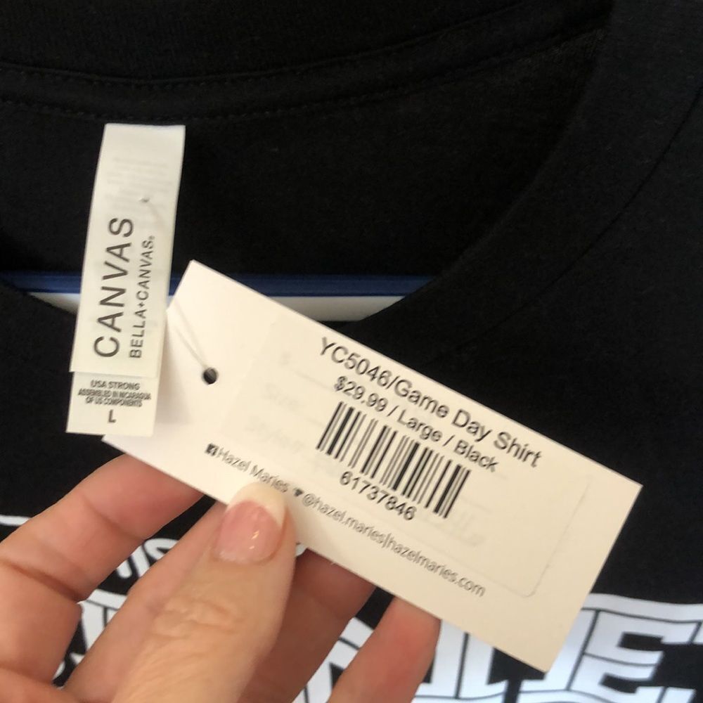 Bella + Canvas Graphic Tee “This is my GAME DAY SHIRT” - Picture 5 of 10